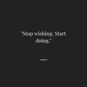 Self Discipline Quote - Start Doing