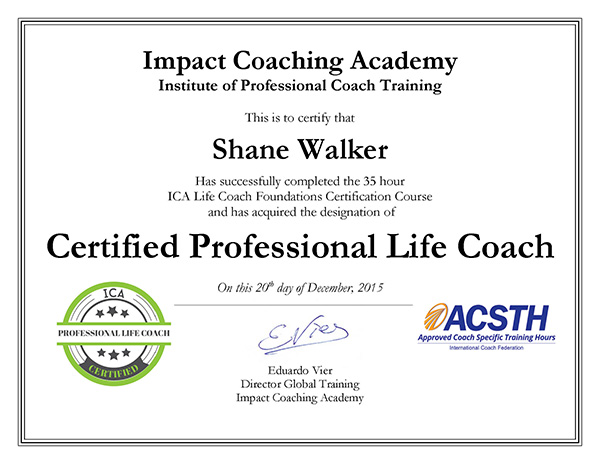 ICA Certified Coach