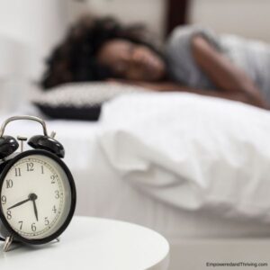 Woman sleeping to increase willpower and self control